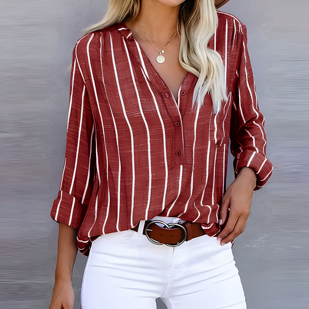 Jantien | Trendy striped blouse for women