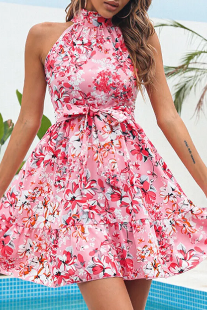Flora | Women's Floral Halter Dress