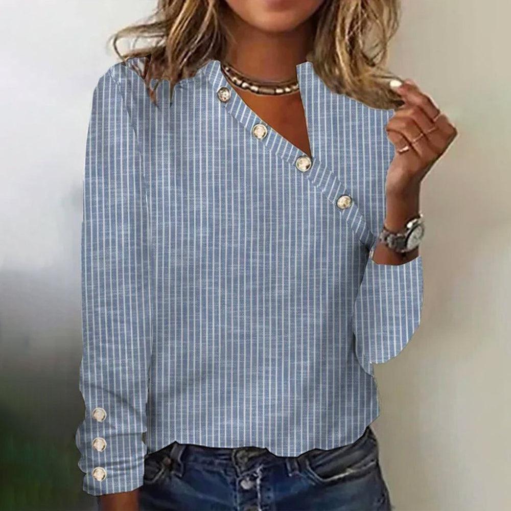 LP | Chic Striped Long Sleeve Top