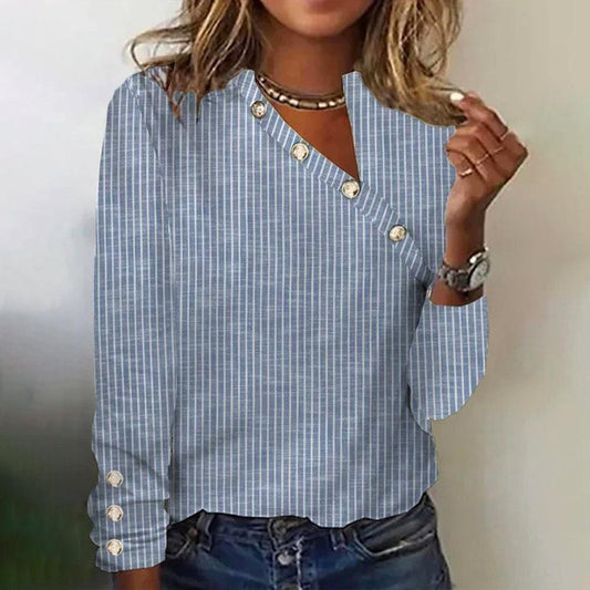LP | Chic Striped Long Sleeve Top