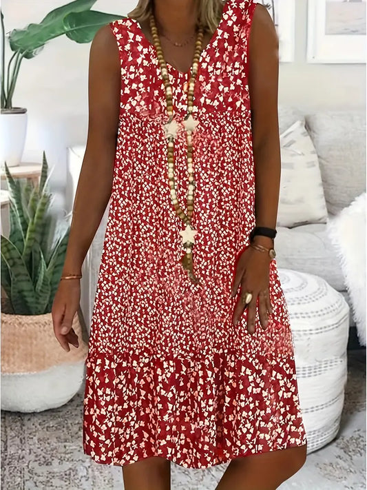 Boho sleeveless dress