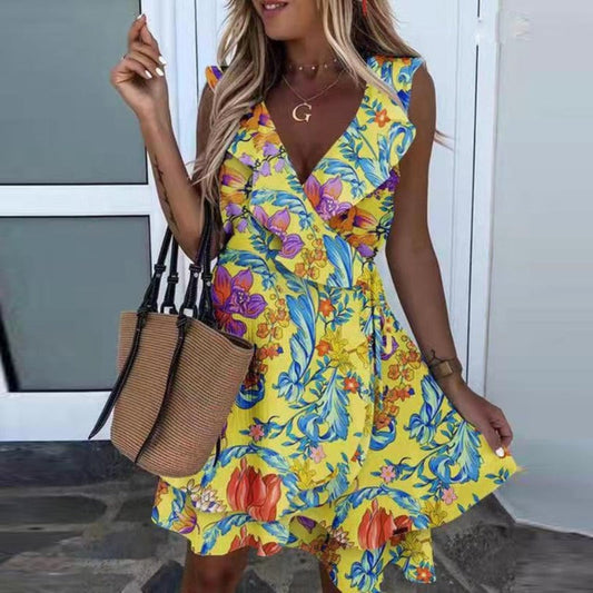 "Rita" summer wrap dress