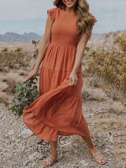 LP | Women's Short Sleeve Midi Dresses
