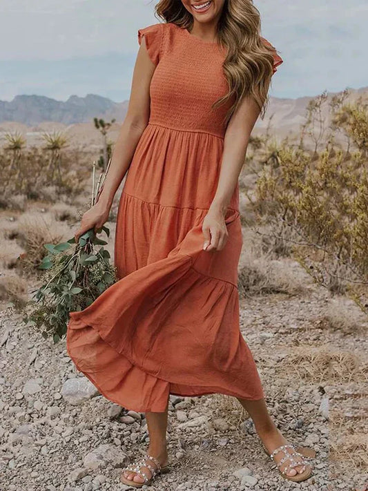LP | Women's Short Sleeve Midi Dresses