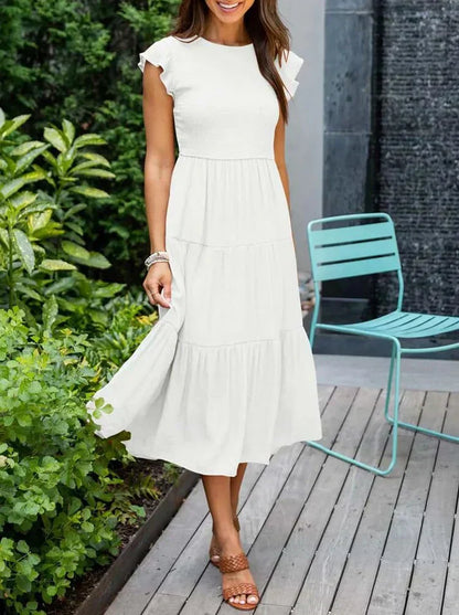 LP | Women's Short Sleeve Midi Dresses
