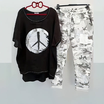 LP | cool-and-airy shirt-and-pants set