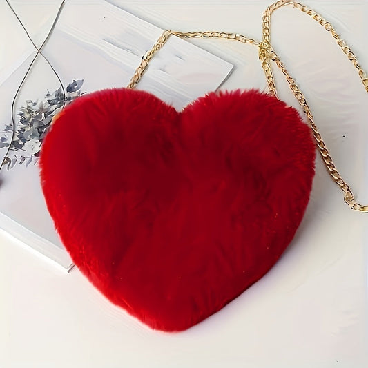 Nina | Heart-shaped plush bag