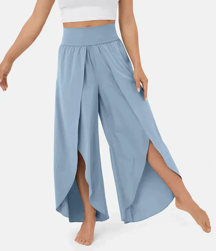 Women's split-leg palazzo pants
