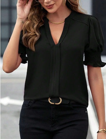 Elara | Women's chic V-neck blouse