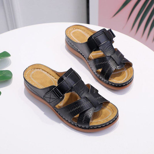 EVELYN | Non-slip orthopedic leather sandals