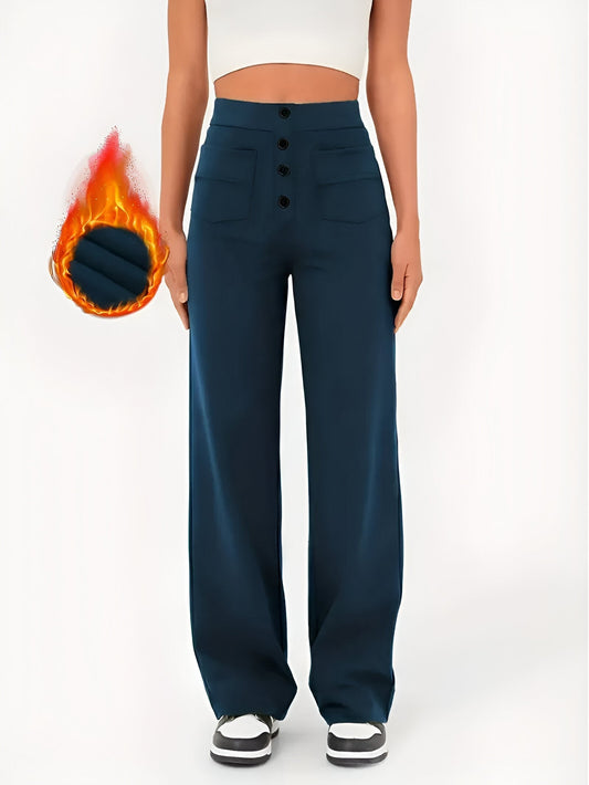 Matias | Elegant sports pants with high waist and multiple pockets