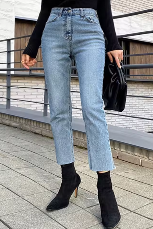 Nina | Women's Classic High Waist Jeans