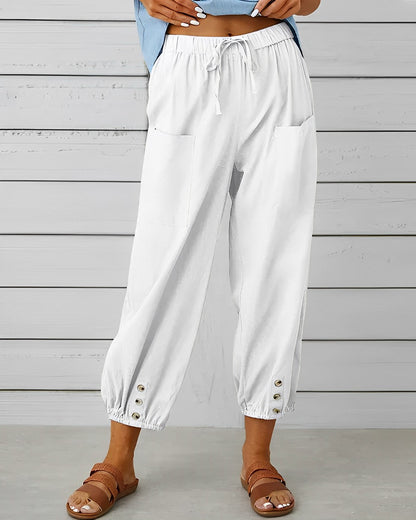 Wide trousers-with-high-waist