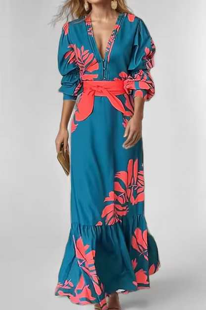 Aria | Women's Boho V-Neck Maxi Dress