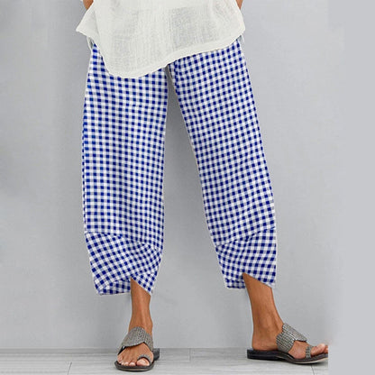 Nora - Cotton and linen pants