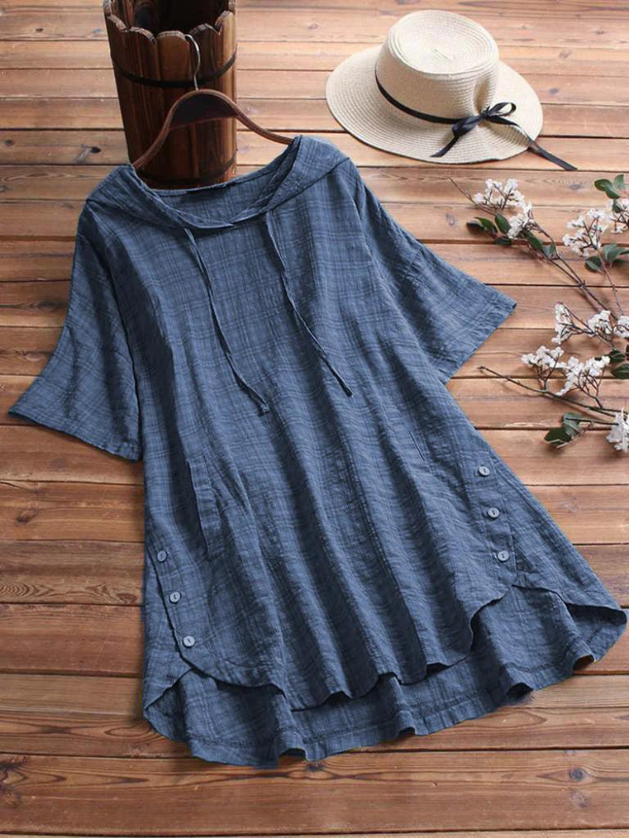 LP | Vintage and stylish loose-fitting blouse