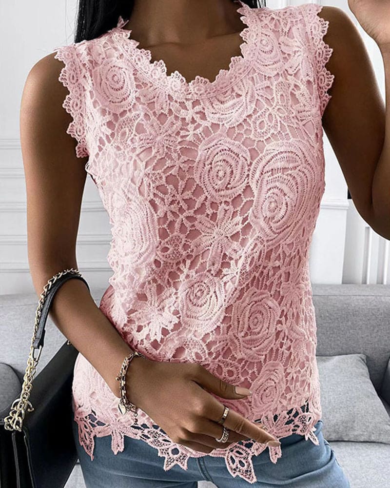 Kasumi - Sleeveless top for women - Classic and chic