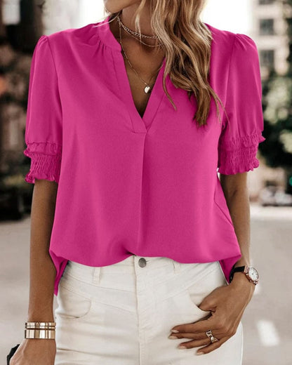 Elara | Women's chic V-neck blouse