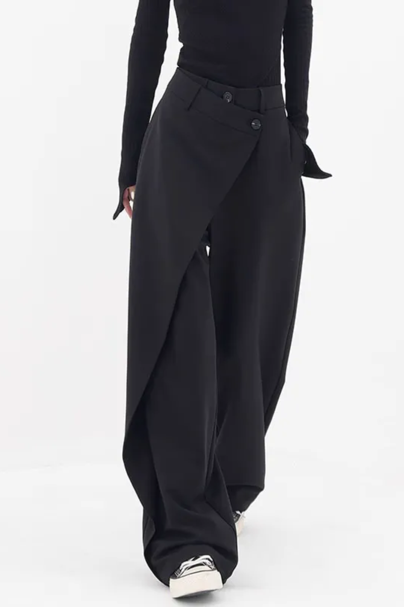 Zara | Women's Irregular Wide-Leg Pants