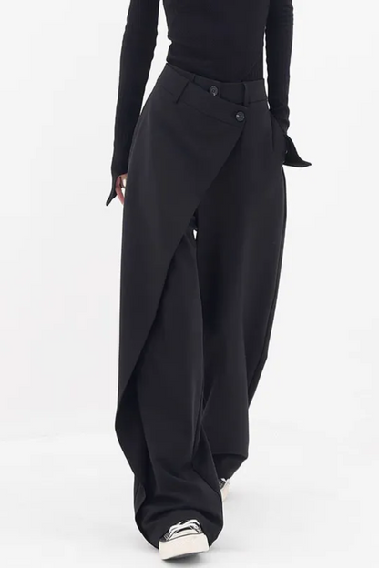 Zara | Women's Irregular Wide-Leg Pants
