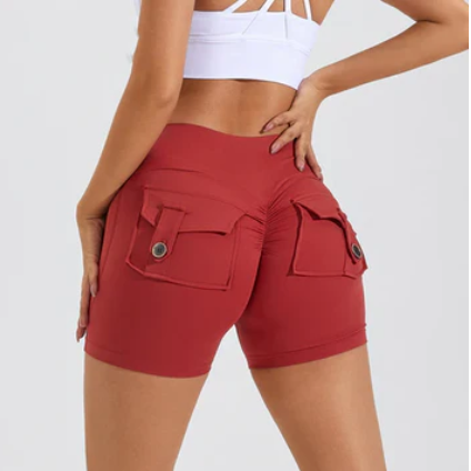 High-waisted shorts