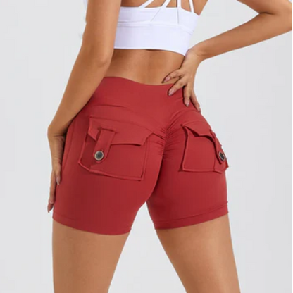 High-waisted shorts