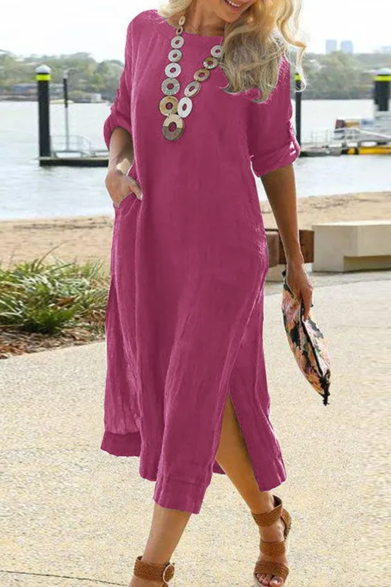 Clara | Women's Long Shirt Dress