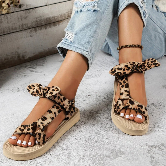 ARYA | Elegant leopard print sandals