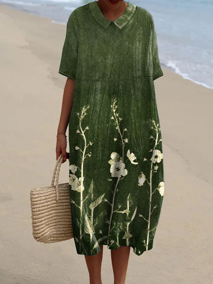 LP | Summer dress with floral pattern