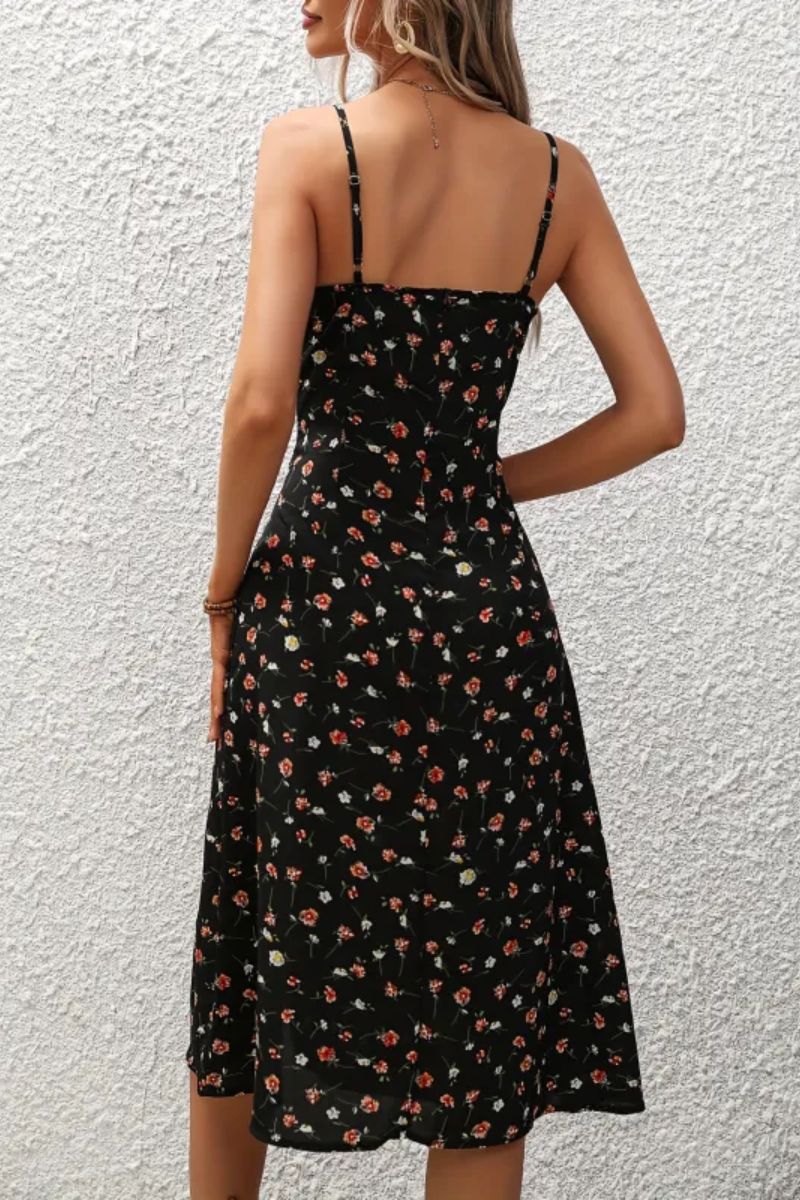 Lola | Women's Polka Dot Split Dress