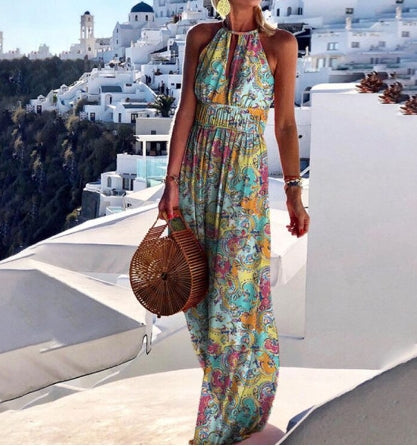 LP | Elegant dress with strap and floral print