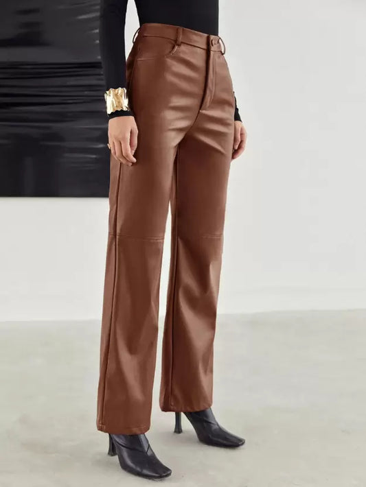 Leather pants for ladies