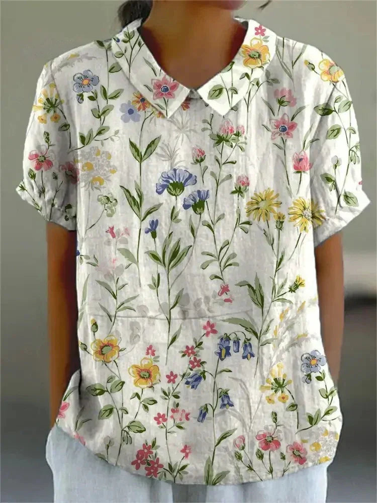 CM | Women's floral print blouse