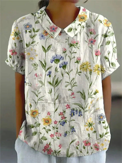 CM | Women's floral print blouse