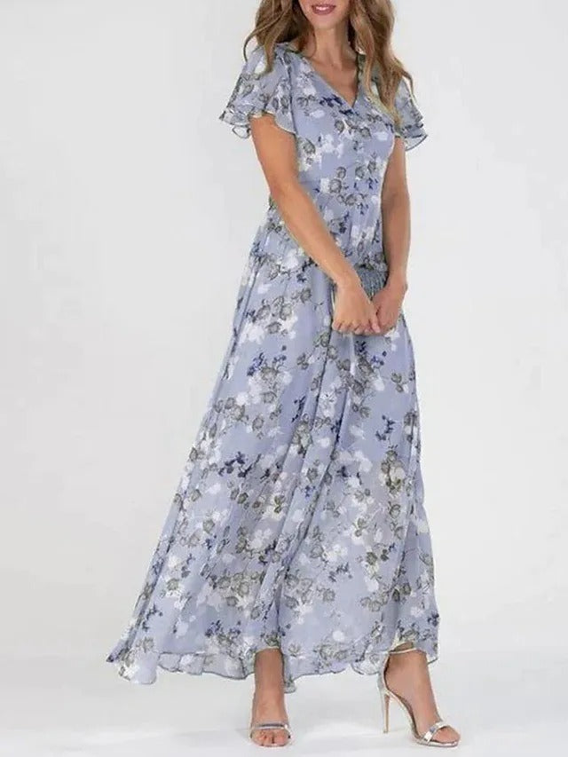 Airy maxi dress for women