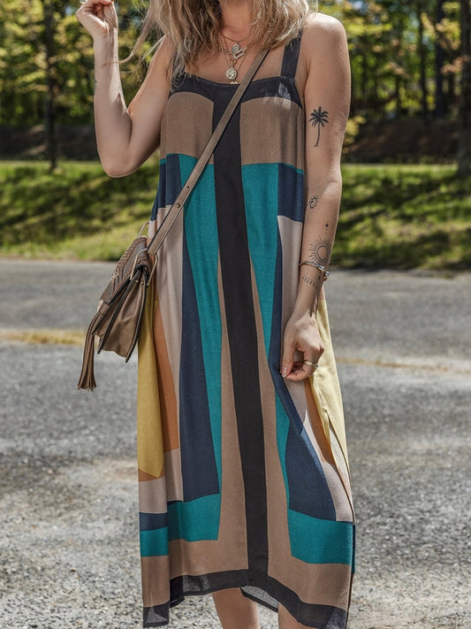 Modern Art Midi Dress