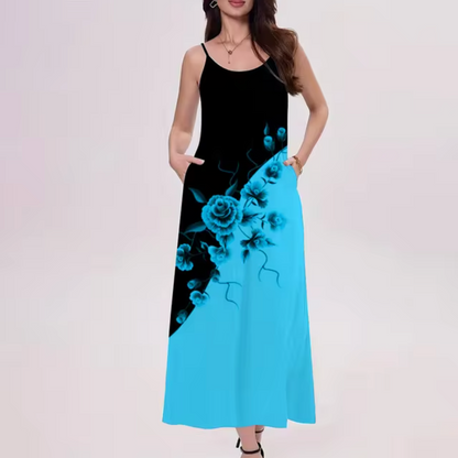 LP | Color Block Long Dress