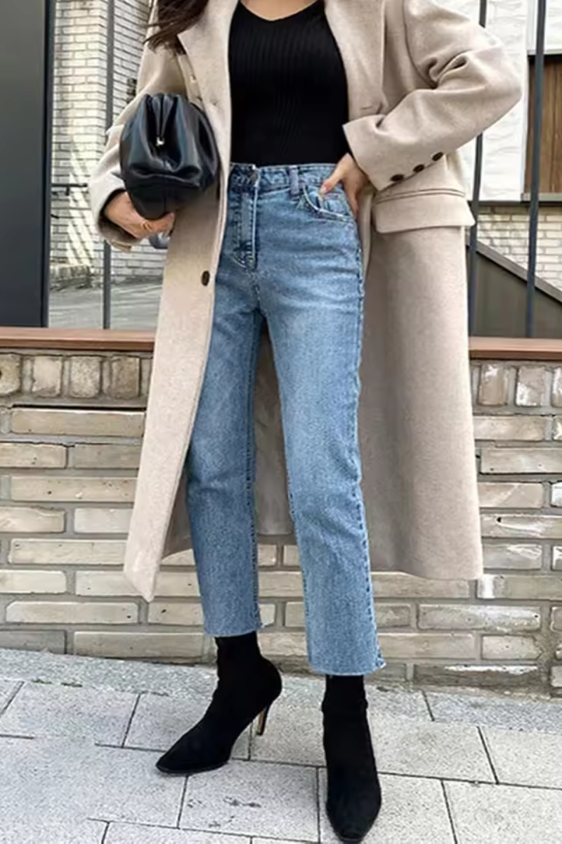 Nina | Women's Classic High Waist Jeans