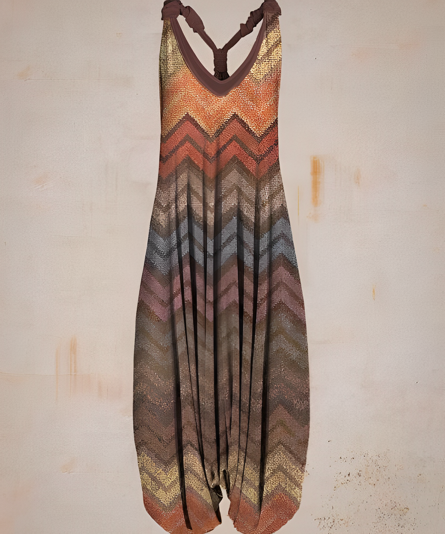 Casual jumpsuit in bohemian style