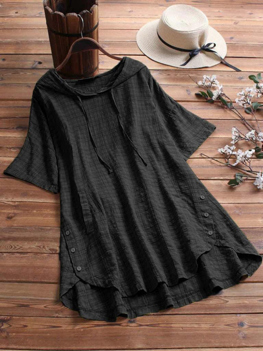 LP | Vintage and stylish loose-fitting blouse