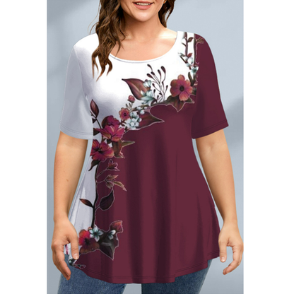 LP | Versatile floral print t-shirts for women