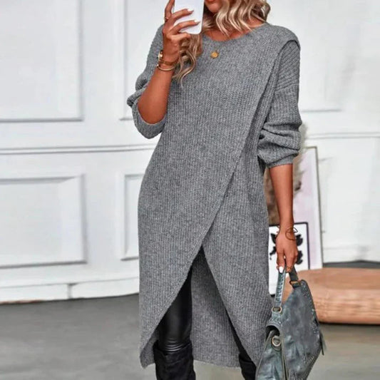 Long ladies dress with modern style and comfortable design for any occasion.