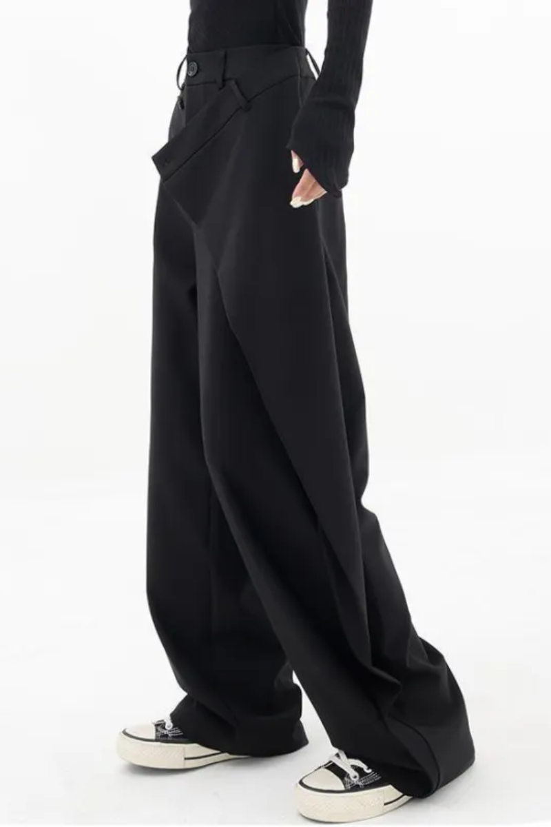 Zara | Women's Irregular Wide-Leg Pants