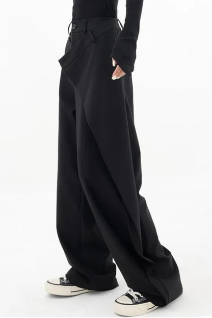 Zara | Women's Irregular Wide-Leg Pants
