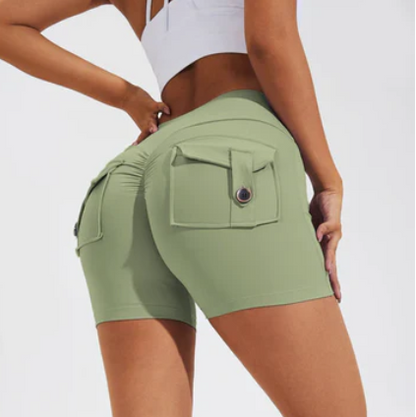High-waisted shorts