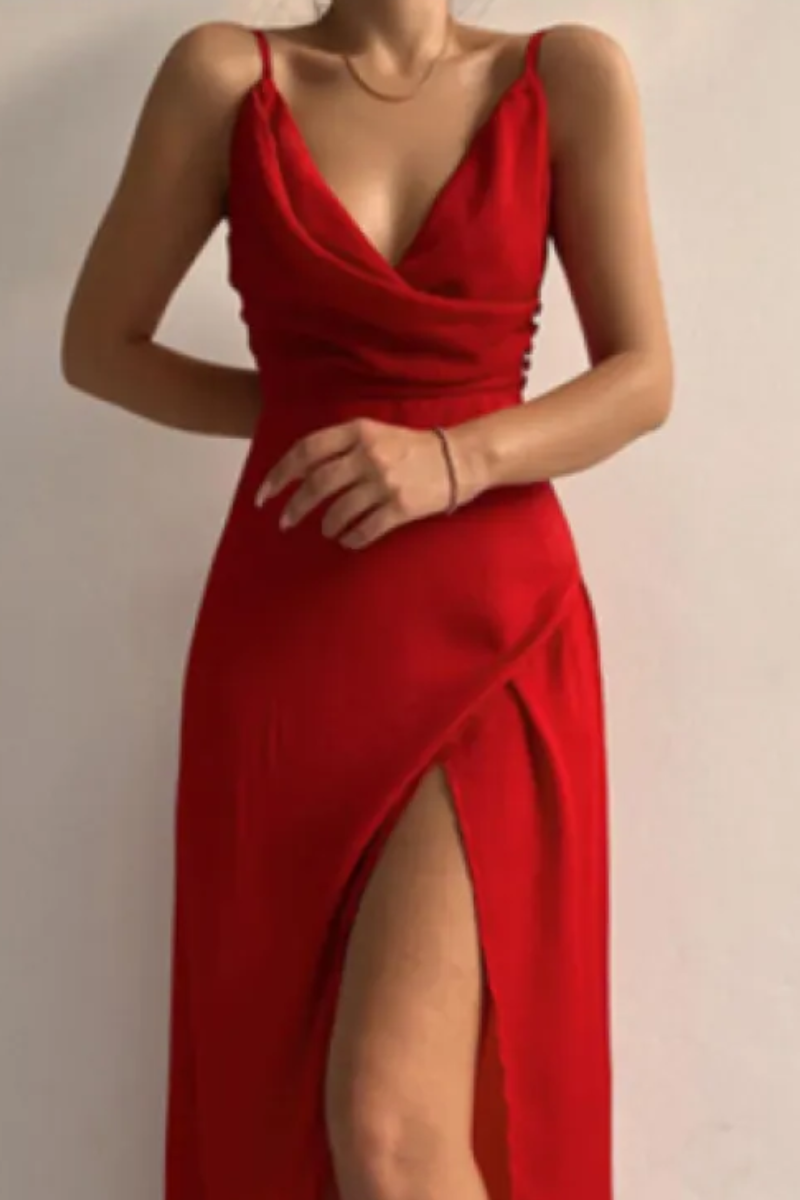 Lana | Women's V-Neck Sling Dress