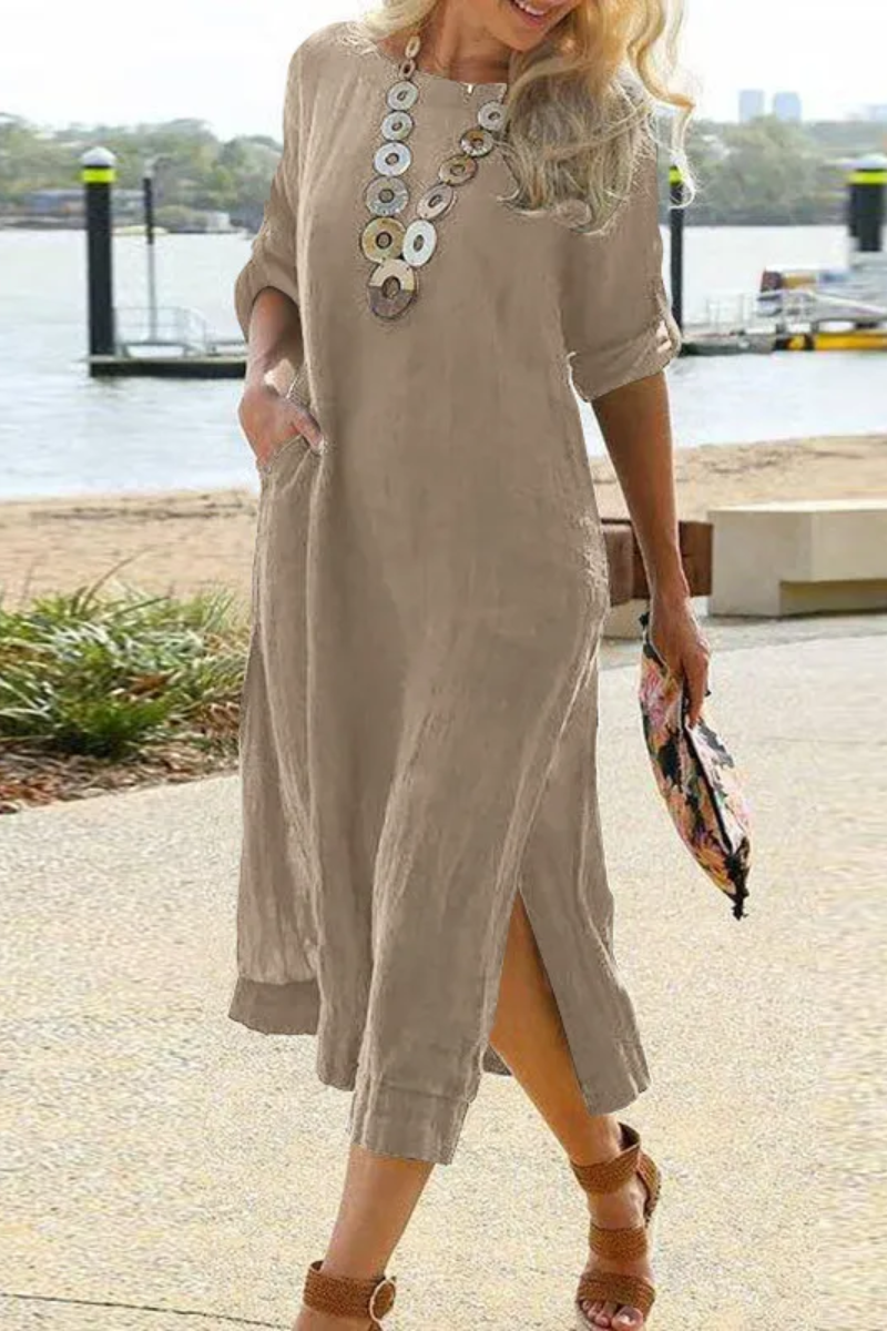 Clara | Women's Long Shirt Dress