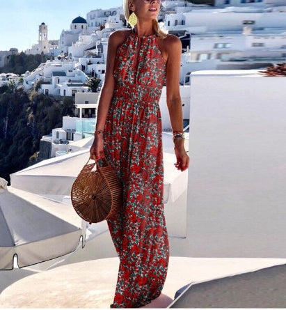 LP | Elegant dress with strap and floral print