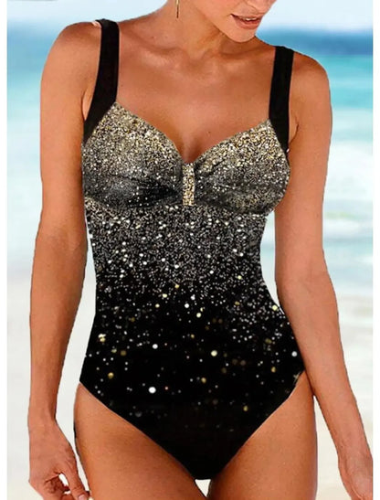 LolaBeach - Sequin print swimsuit
