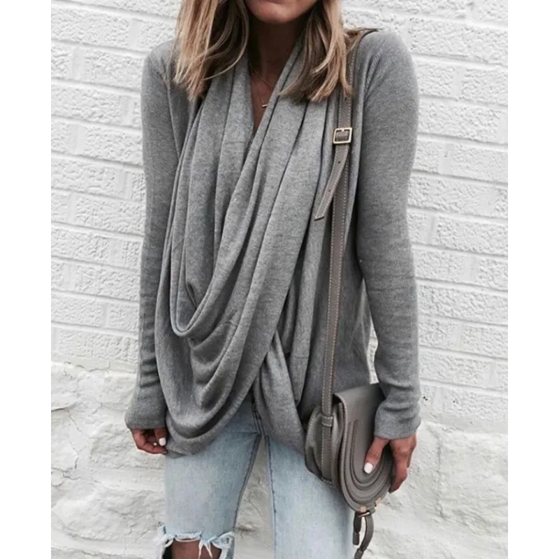 LP | Draped crossover top